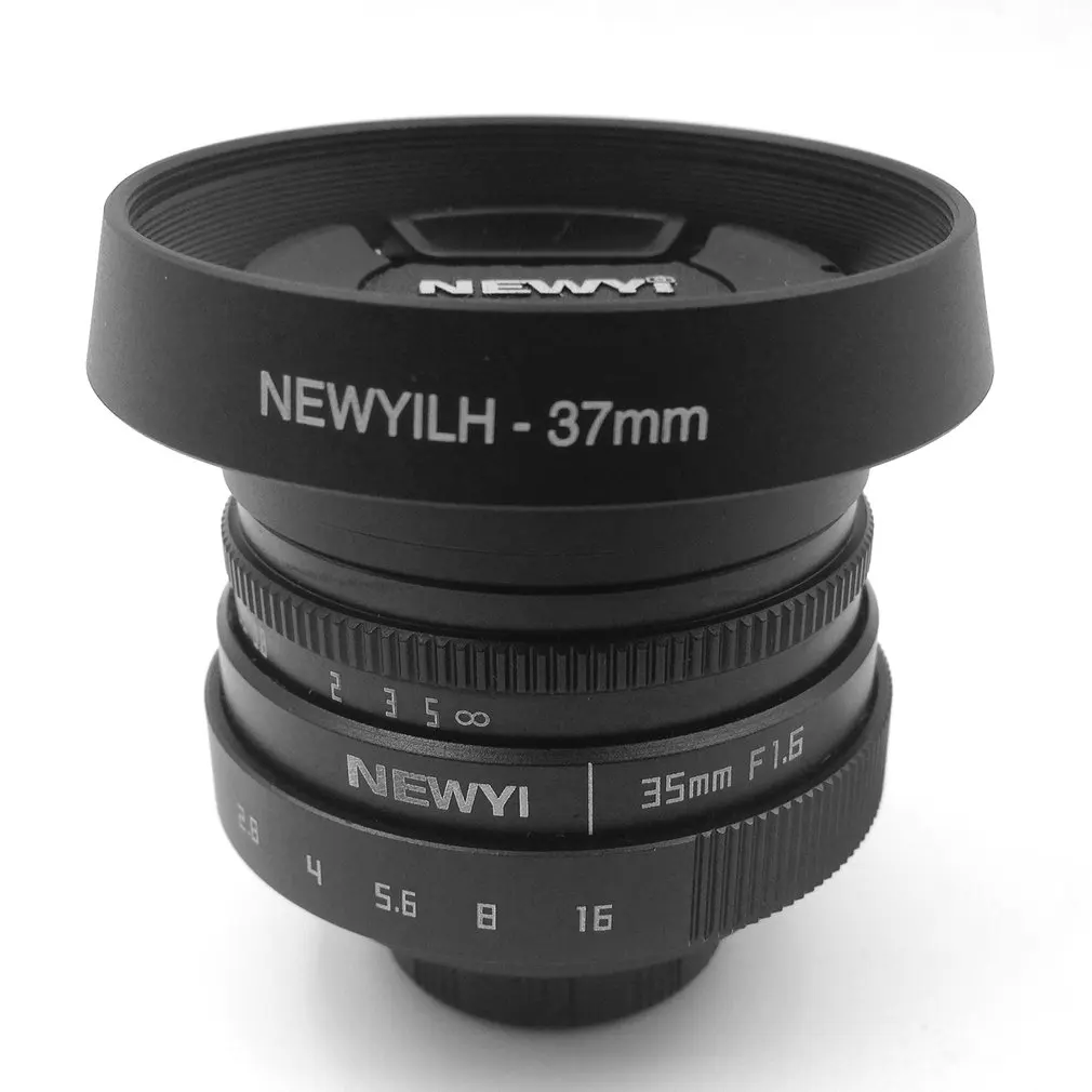 Мини 35 мм f/1,6 APS-C телевизионный объектив для Nikon1 V1/J1/V2/J2/J3/V3/S1/S2/AW1/JMount адаптер капота камеры