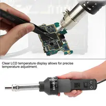 Портативный 450 Вт горячий воздушный пистолет паяльная станция 9 насадок горячий воздух нагнетатель 220 В ручной тепловой пистолет с сваркой паяльник ремонтный инструмент