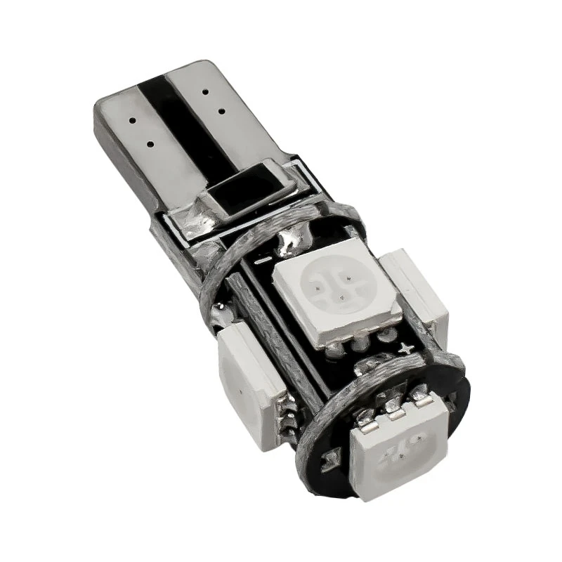 100 шт./лот T10 5 smd 5050 Светодиодная CAN шина без ошибок автомобильный внутренний свет