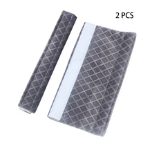 Защитный кухонный прибор для печи ворсинки ткани стикер пристегнуть Шкаф Холодильник Дверь регулируемая ручка крышка мягкая микроволновая печь