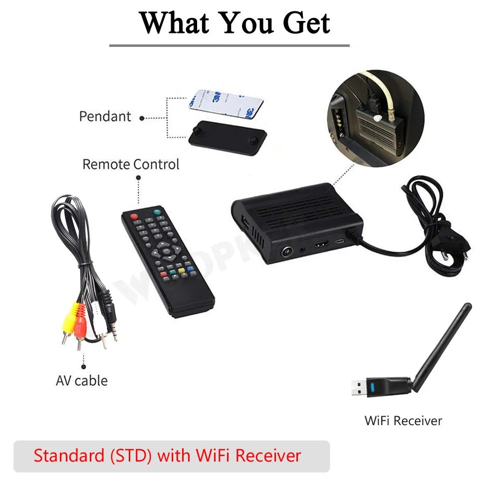 DVB T2 приемник спутниковой связи Бесплатный Wi Fi цифровая ТВ приставка IPTV DVBT2 тюнер C