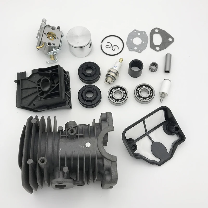 HUNDURE 40mm cylindr píst jiskra zátka karburátor carb vzduch filtr souprava vhodný husqvarna 142 141 motorová pila běžící pás pila spares součástky