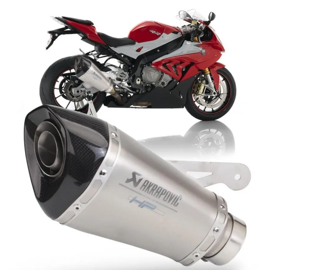 51 мм/60 мм/65 мм Akrapovic S1000R S1000RR модифицированный глушитель съемный S1000 модифицированный Скорпион выхлопная труба mt07 Z900 Z1000