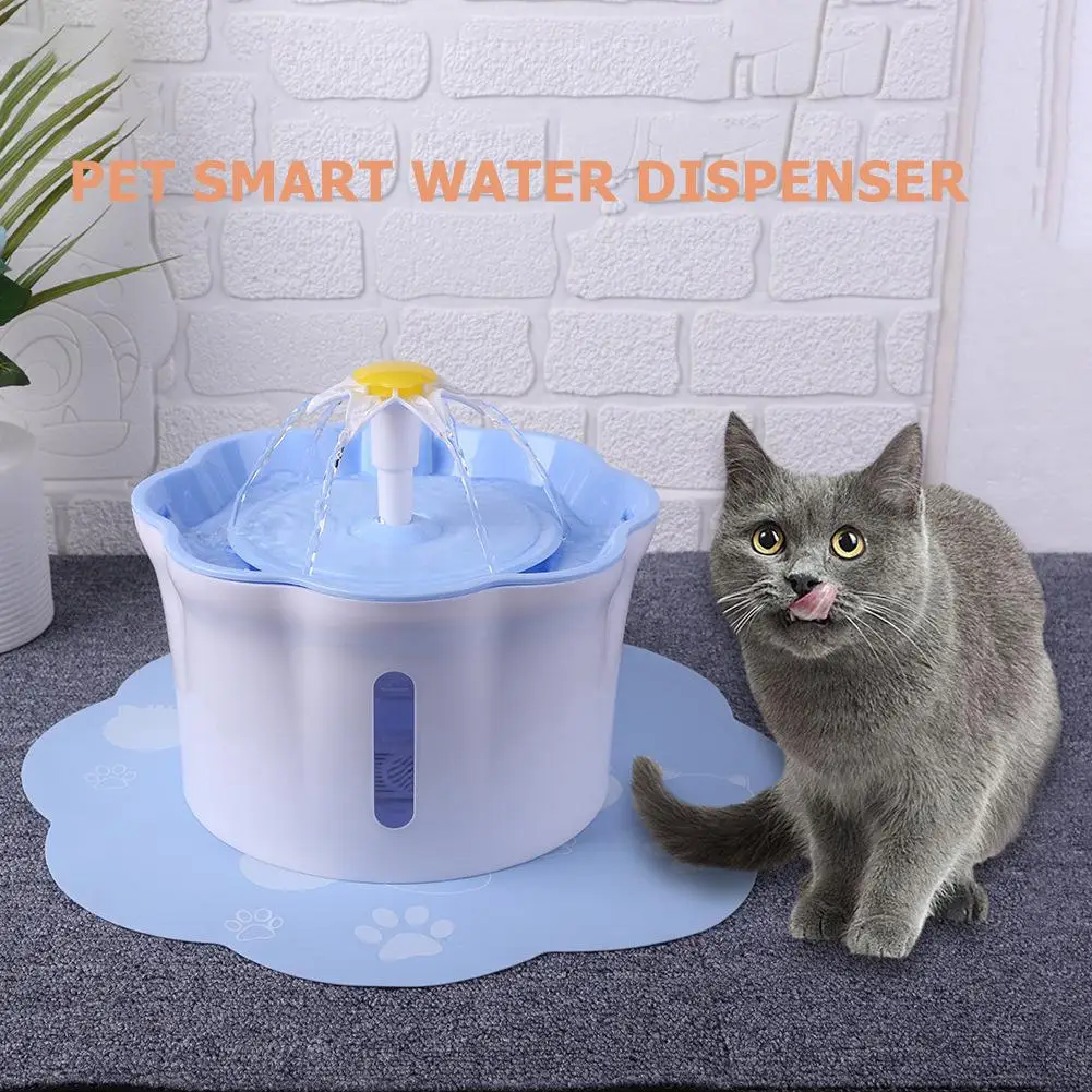 HobbyLane 2.6L автоматический диспенсер для воды, силикагель, питьевой коврик, набор для собак, кошек, домашних животных, кормушка для воды