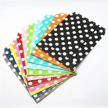 

Fashion Polka Dot Pattern Paper Bag Candy Cookies Cupcake Bag Kids Birthday Party Supplies Wedding Favor Gift Bag 25Pcs/Pack
