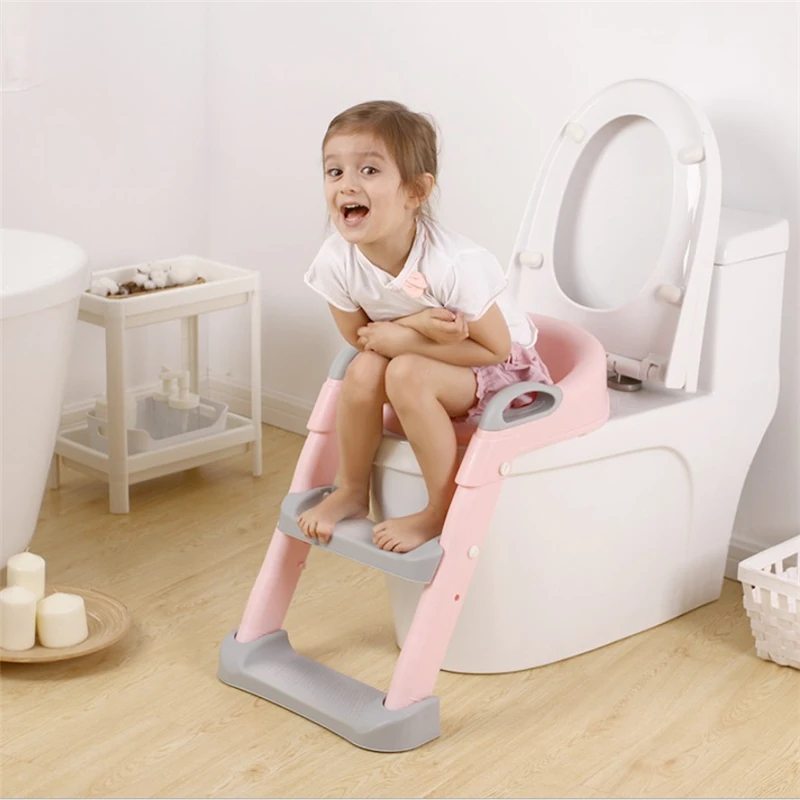 

Children's Pot Folding Infant Potty Seat Urinal Backrest Training Chair with Step Stool Ladder for Baby Toddlers Boys Girls Safe