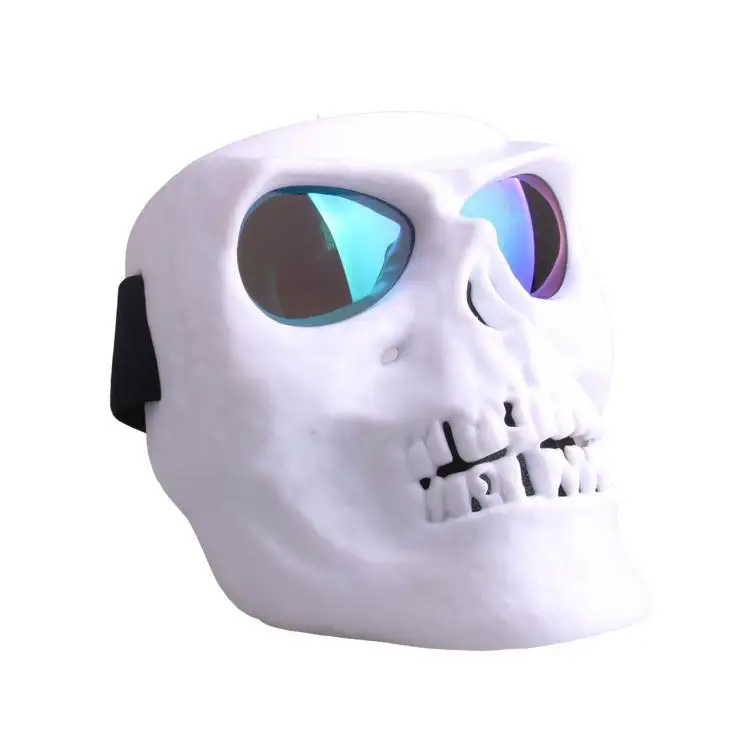 Motorcycle Goggles Skull Mask Helmet Glasses Mask Ski Detachable Eyewear Scooter Helmets Mask Skate Motorcycle Goggles Mask