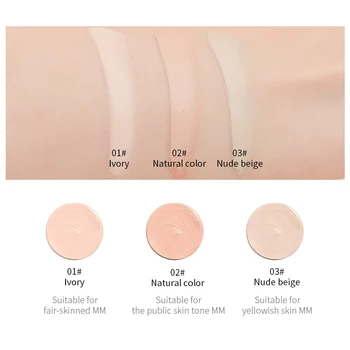 YACAISI Full Coverage Concealer Cream Soft Smooth Makeup Base Face Corrector Creams Skin Brighten Foundation