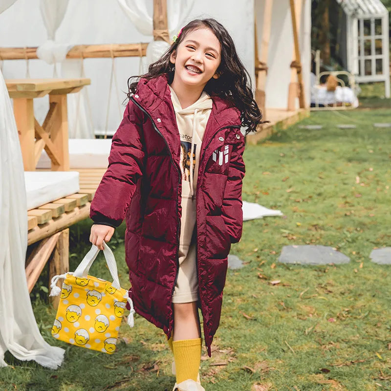 Winter Jacket Parka for Girls Coats Mom Long Down Jackets Children's Clothing Kids Outerwear Snow Wear 3-10 Years