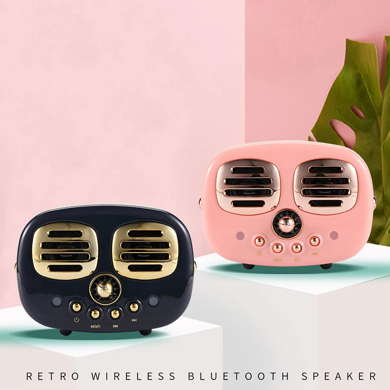 Мини bluetooth-колонка в подарок портативный регулятор громкости Регулировка смайлик стиль сабвуфер динамик поддержка USB TF карта плеер Aux