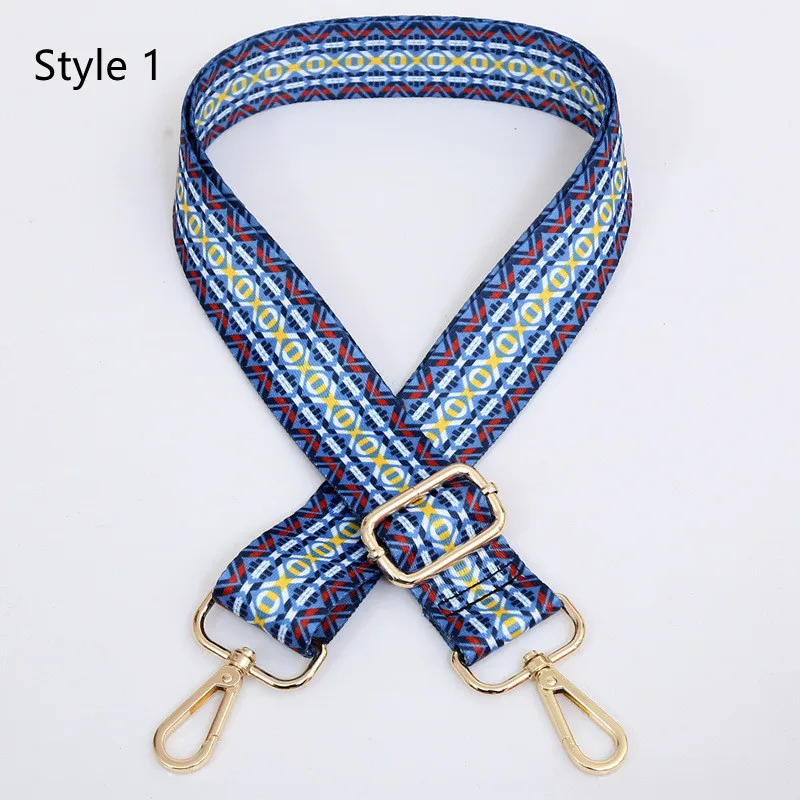 7styles Bag Strap For Women Removable DIY Shoulder Rainbow Handbag Accessories Cross Body Messenger Nylon Bag Straps Bags Handle