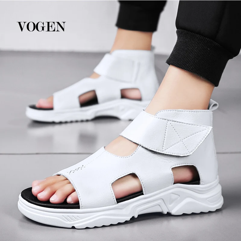 Classic Men's Sandals Summer Soft Sandals Comfortable Men Shoes Genuine Leather Sandals Heren Sandales Hommes T En Cuir 2020 Classic Men's Sandals Summer Soft Sandals Comfortable Men Shoes Genuine Leather Sandals Heren Sandales Hommes T En Cuir 2020