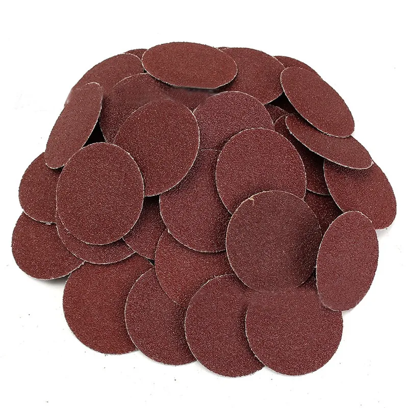 Top-50Pcs 120 зернистость 2 дюйма Roloc рулонный замок шлифовальные диски для полировки