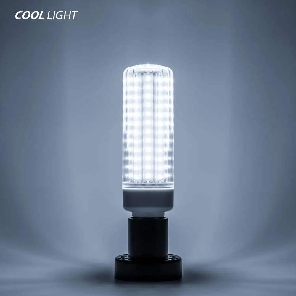 E27 кукурузная лампа, светодиодный светильник 220 В E14, светодиодная лампа, алюминиевая лампада, светодиодная лампа 110 В, люстра, светильник в форме свечи для украшения дома, SMD 2835 - Испускаемый цвет: Cool White
