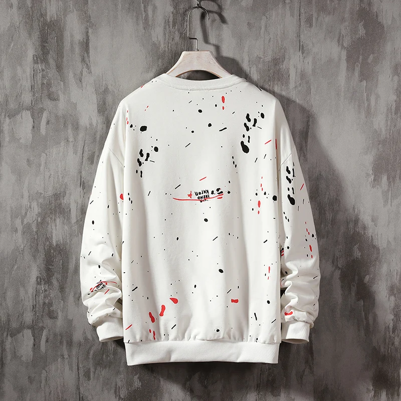 Günstig Hand Painted Sweatshirts Männer Frauen Hoodies kunst gemalt sweatshirt Winter Lose Tops