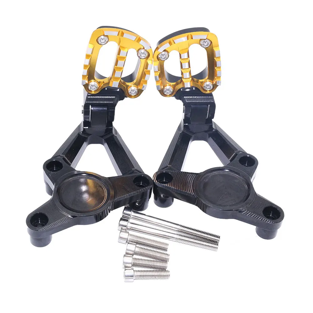 Motorcycle modified pedal Folding foot rests CNC folded foot pedal for XADV750