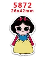 Кабошоны 30 шт мультфильм плоское украшение из смолы pr 2246 - Цвет: 5872