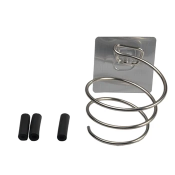 

Hair Dryer Support Wall Mount Durable Bathroom Supplies Space Saving No Drilling Paste Type Holder Waterproof