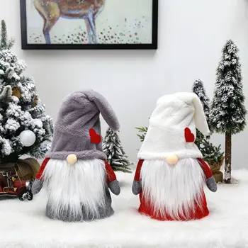 

Christmas Decoration Forester Tree Top Star Faceless Plush Doll Christmas Tree Top Dress Up Home Decoration