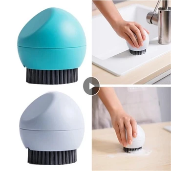 

Handheld Spherical Cleaning Brush Handled Washing Dishes Brush Can Cleaning Brush Kitchen Multifunction Kitchen Utensils Brush