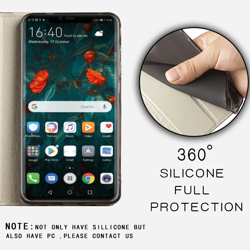 For BQ Aquaris X X2 X5 Pro C U Plus 5044 4072 5070 5059 Strike Power Case Cowhide Luxury Dragon Head Flip Cover