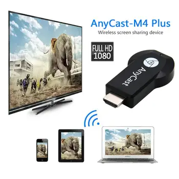 

Anycast TV Stick 1080P M4 TV Dongle Wireless DLNA AirPlay Mirror HDMI TV stick Adapter Receiver Miracast HDMI For IOS Android