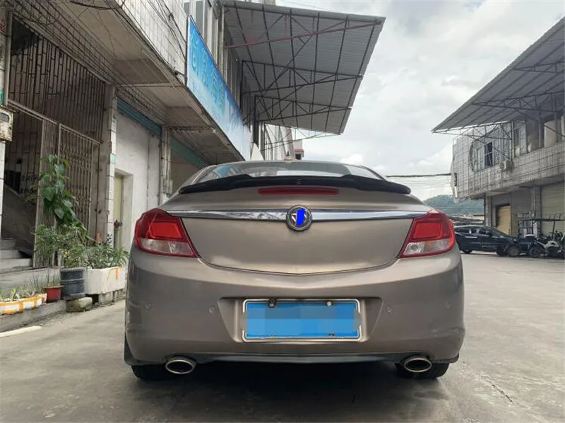 CEYUSOT для настоящего углеродного 3D спойлер Buick Regal Opel Insignia 2009-2013 Regal Автомобильный багажник задний спойлер крыло хвост аксессуары