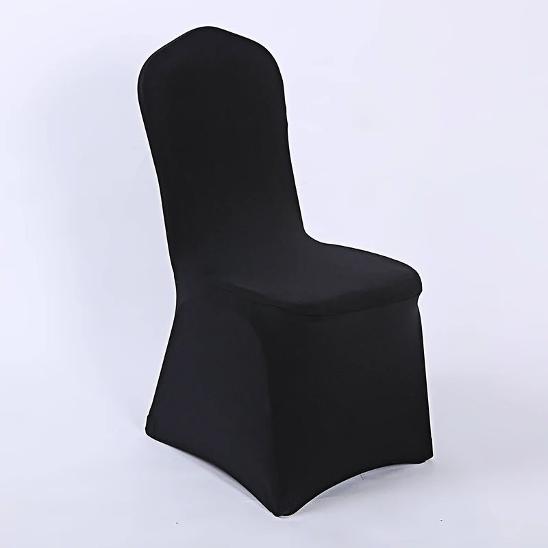 20pcs/lot Universal Outdoor Event Chair Cover Lycra Spandex White Chair Covers Spandex Banquet Wedding Decoration Removeable