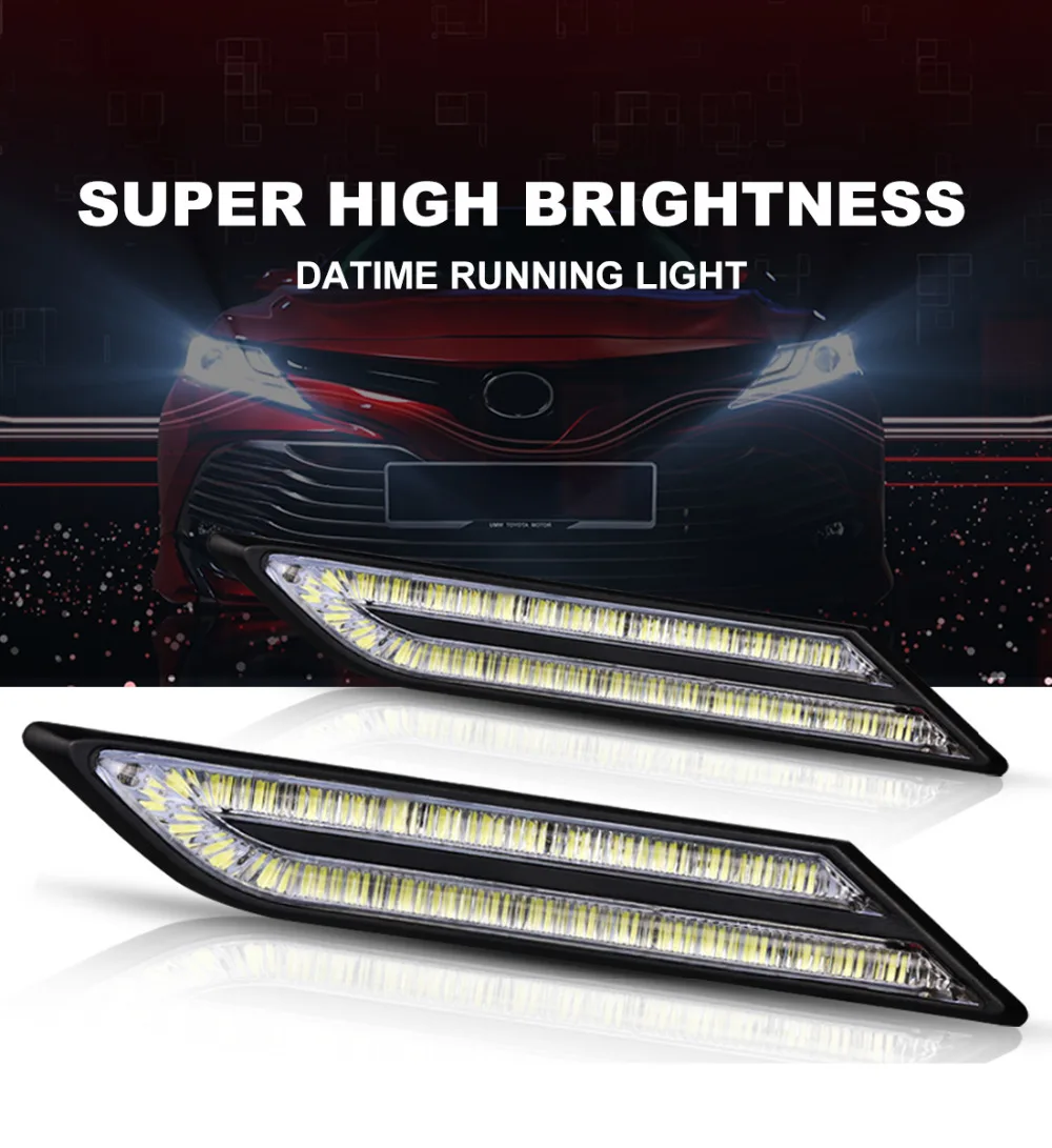 Nlpearl 2x 33SMD автомобильный светильник сборки Led Габаритные огни для автомобиля Водонепроницаемый DRL Led дальнего света светильник день Святого светильник стайлинга автомобилей