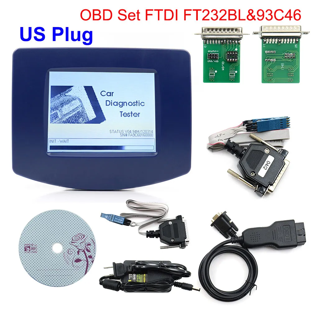 Digiprog 3 с FTDI FT232BL v4.94 OBD ST01 ST04 DIGIPROG III настраиваемый счетчик программист Digiprog3 точный Пробег инструмент - Цвет: us ftdi obd