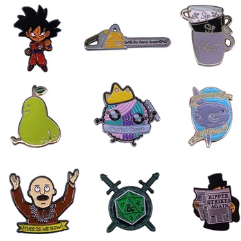 

G1152 Metal Badge Cartoon Clothing Accessory Anime Lapel Pin Collar Badge Backpack Pins Jeans Brooches For Women Men
