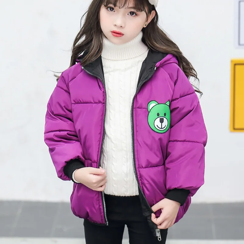 Зимняя одежда для девочек и мальчиков; новая зимняя куртка для девочек; осенняя куртка с капюшоном и длинными рукавами для малышей; детская парка; верхняя одежда