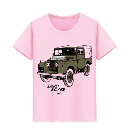 Блузка для мальчиков и девочек; футболки; детские топы; Teeshirts Land Car Rover 90; полностью совершенство; модель SUV; футболка; детская футболка для скейтборда