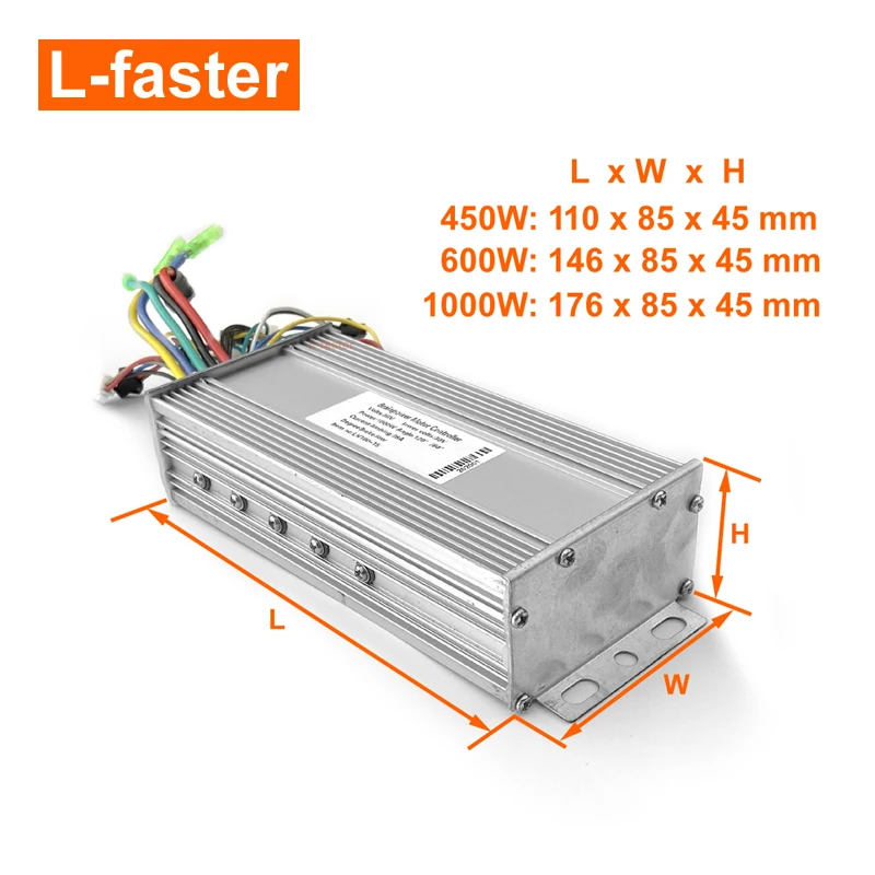 Контроллер дроссельной заслонки для электрического велосипеда 450 1000 Вт с ЖК