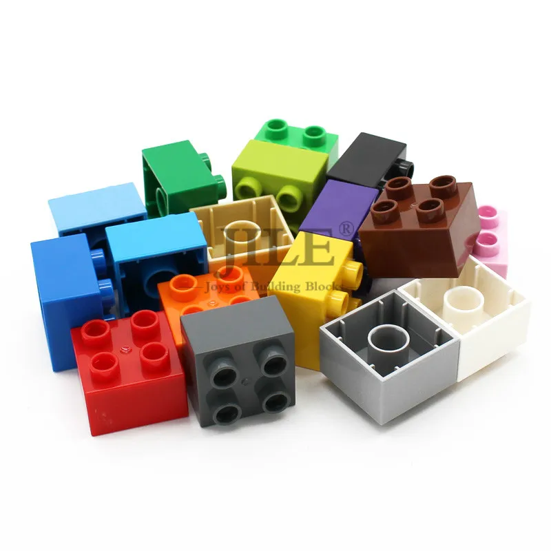 Big Size Building Blocks Brick Colorful Bulk Large Particles Set DIY Educational Compatible with Assembles Kids Toys Gifts 10