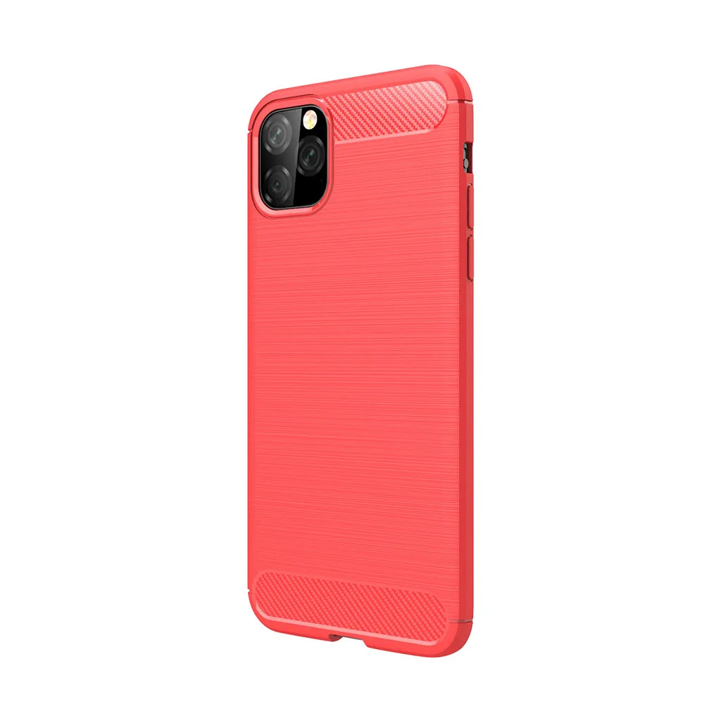 Mosunx для iPhone 11 Pro 5,8 дюймов матовый резиновый амортизирующий Мягкий ТПУ чехол для iPhone 11 6,1 дюймов iPhone11Pro Max 6,5 Дюймов