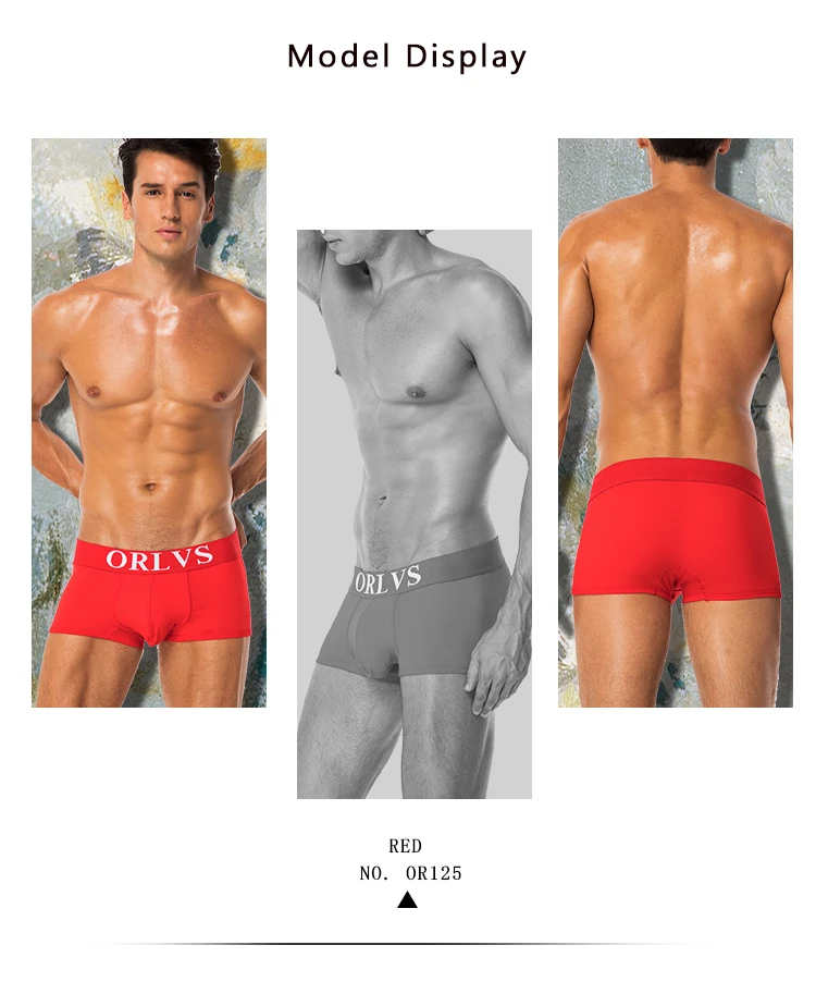 ORLVS Брендовое нижнее белье мужчины боксеры мужские трусы, Cueca tanga быстросохнущие дышащие мужские трусы боксеры хлопковые мужские боксеры шорты
