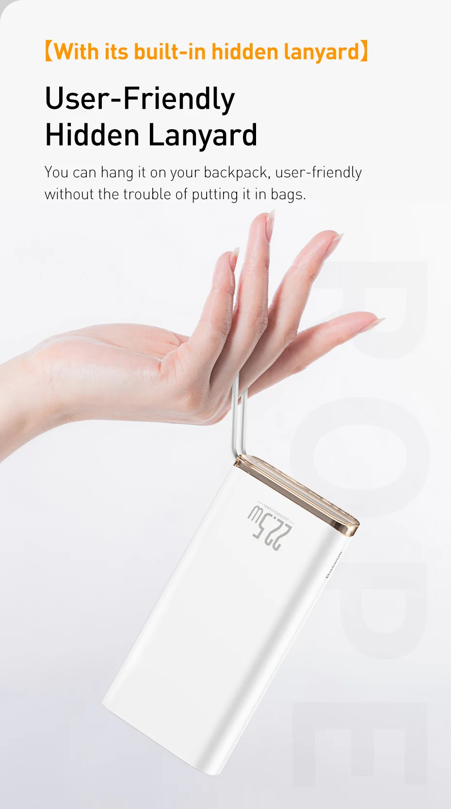 Baseus Quick Charge 3,0 20000 мАч Внешний аккумулятор USB C PD 5A SCP внешний аккумулятор для huawei Xiaomi iPhone портативное Внешнее зарядное устройство