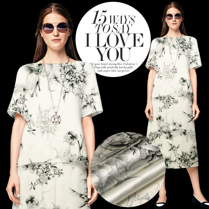 118 см печатная китайская шелковая ткань МЕТР 19 мм шелк стрейч атласная ткань цифровой струйный спандекс ткань оптом шелковая ткань