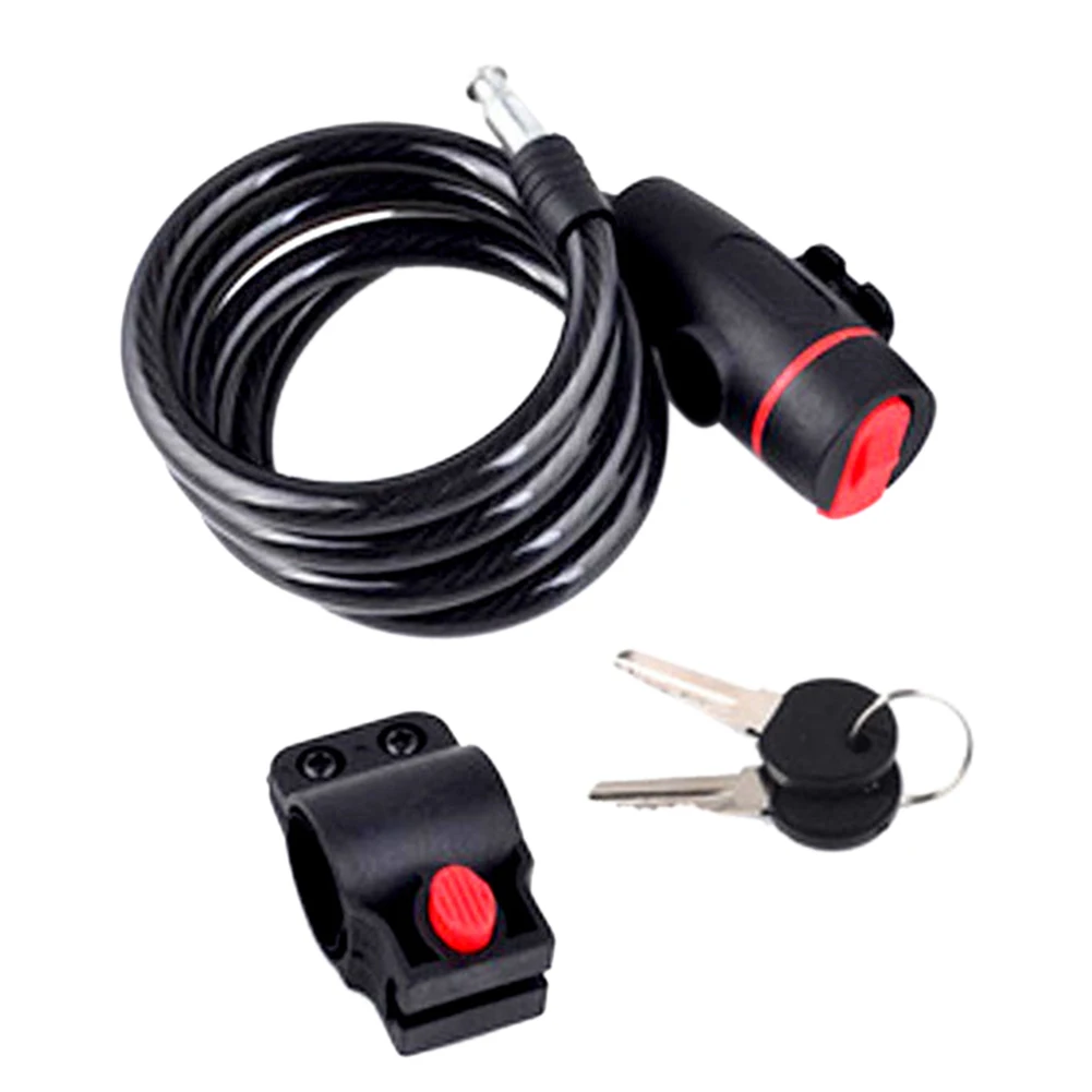 

Anti Theft Protective Spiral Easy Use Steel Cable Grills Lightweight Universal Accessories Combination Code Bike Lock Outdoor