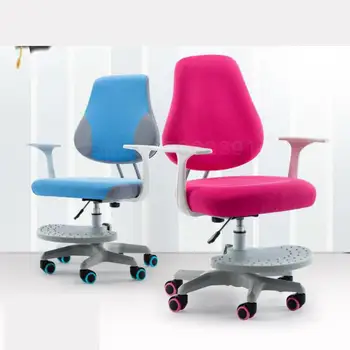 

Children's study chair backrest adjustable sitting position lift bench student home desk writing chair
