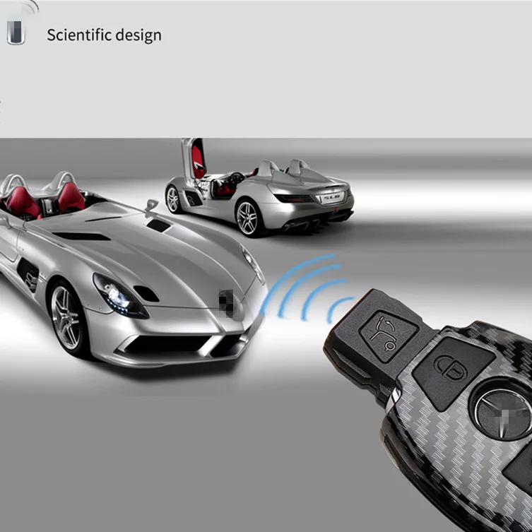 Матовый чехол для ключей автомобиля из углеродного волокна для Mercedes Benz BGA AMG W203 W210 W211 W124 W202 W204 W205 W212 W176 E класс W213 S класс