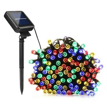 

100-LED Solar Powered String Fairy Lights PVC Light Waterproof Outdoor Garden Wedding Party Xmas Home Deraction