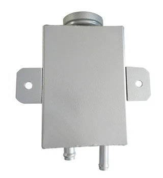

0.85L Aluminum Alloy Coolant Radiator Overflow Power Streer Tank Water Bottle For Universal Silver