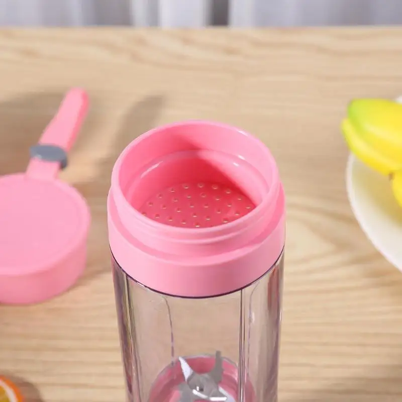 Portable 6 Blades USB Electric Fruit Vegetable Juicer Handheld Juice Smoothie Maker Blender Rechargeable Mini Juice Making Cup