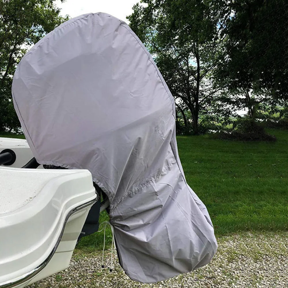 

60-150HP Boat Engine Cover Full Outboard Motor Cover Waterproof Oxford Cloth Polyester Full Motor Cover 81*85*70cm