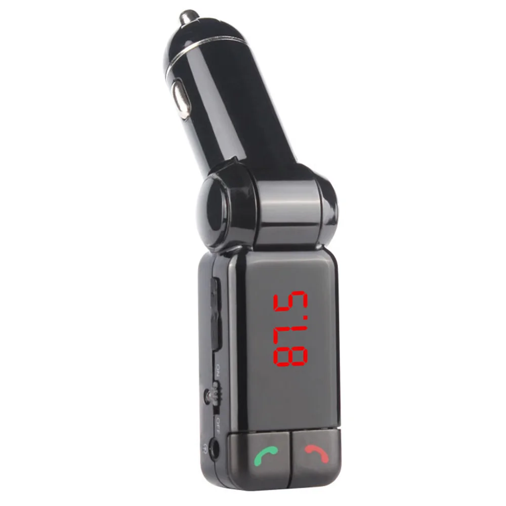 Car Bluetooth FM Transmitter Hands Free Car Kit MP3 Audio Player Wireless Modulator USB Charger for Mobile Phone