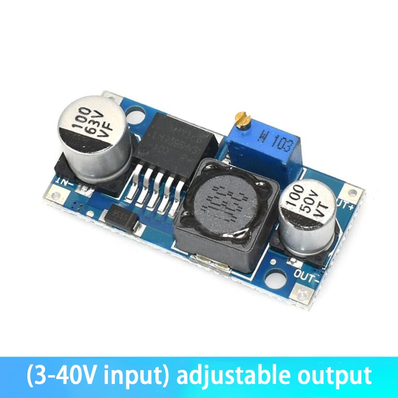 thumbnail image 1 of LM2596S DC-DC DC adjustable step-down power supply module regulator board 3A 12/24 to 12/5/3.3V, 1 of 5