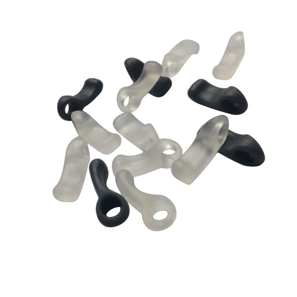 100 шт черный/белый/серый пластиковый замок с шариковым шнуром, пластиковые пробки, одно отверстие для шнура 3 мм, 2016122501