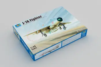 

02859 1/48 Model Trumpeter J-7A Fighter Warplane Airplane Aircraft Kit Plastic TH07216-SMT2